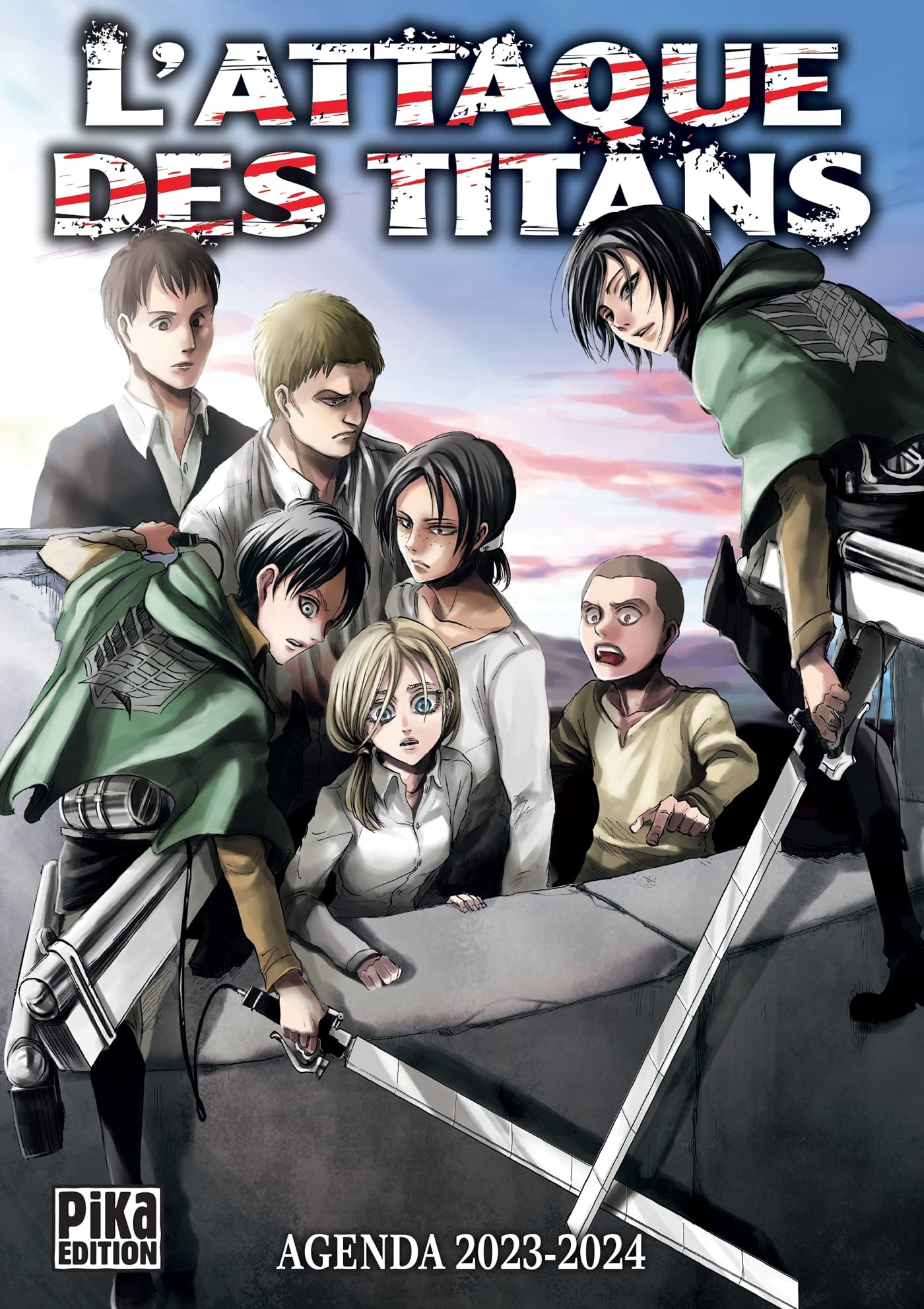 Agenda L'Attaque des Titans 2023-2024 book