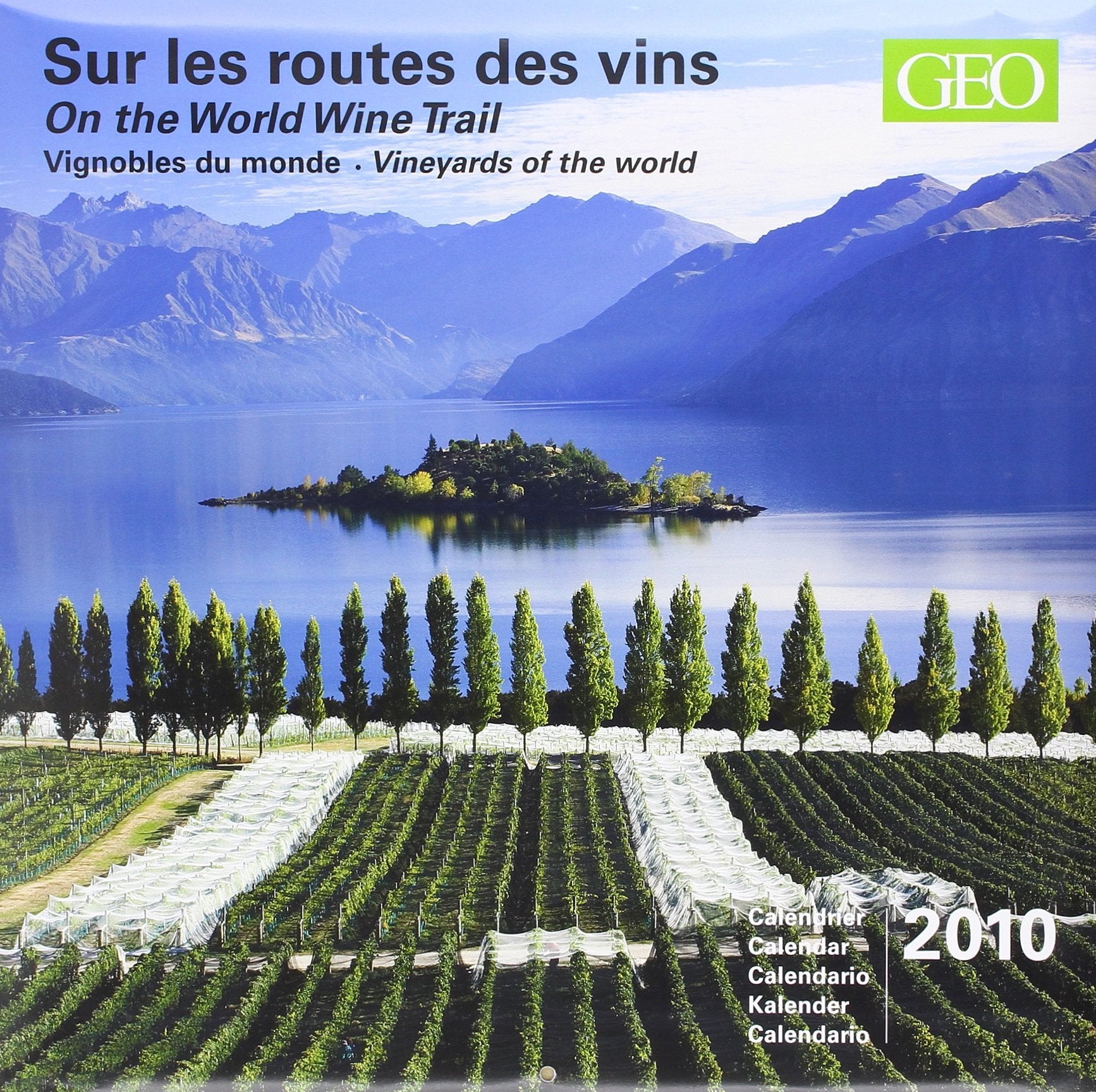 2010 On The World Wine Trail 30 X 30 Calendar book