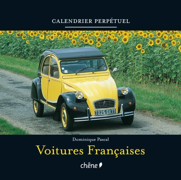 Calendrier perpétuel voitures françaises book