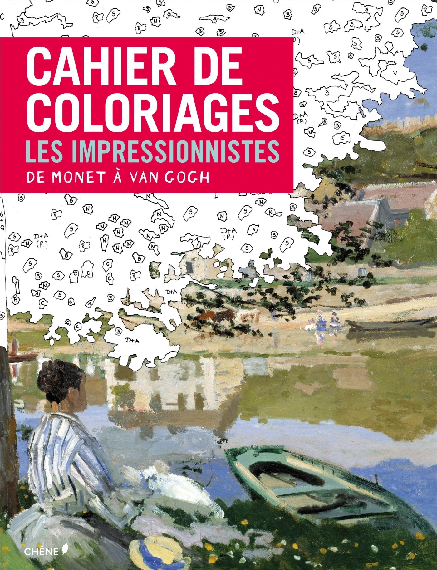 Cahier de coloriages Les Impressionnistes : De Monet à Van Gogh Books