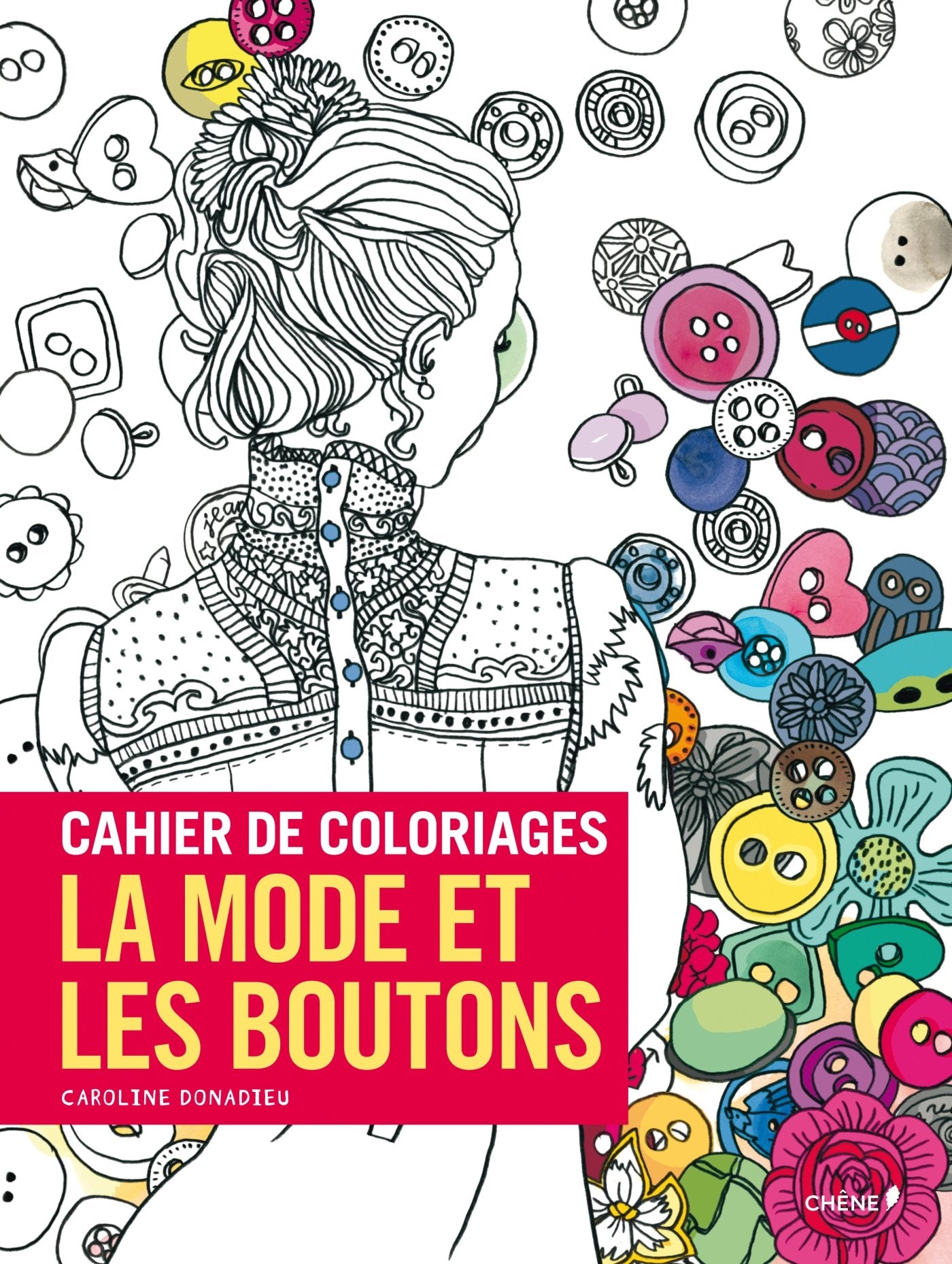 Cahier de coloriages : la mode et les boutons book