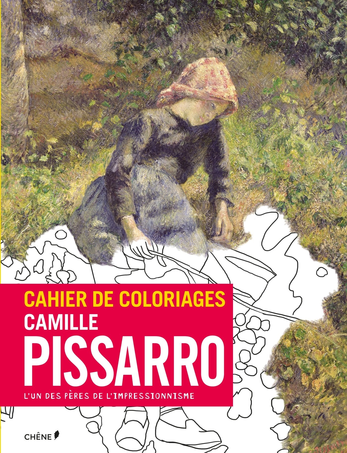 Cahier de coloriages Pissaro et la nature PF Books