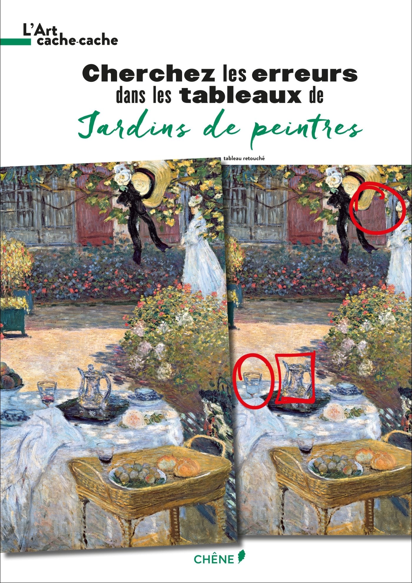 Cherchez les erreurs dans les tableaux de Jardins de peintres Books