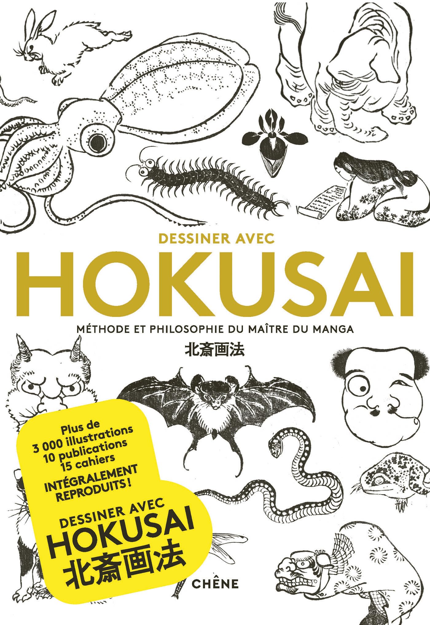Dessiner avec Hokusai: Méthode et philosophie du maître du Manga book