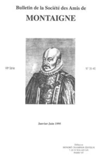 Bulletin de la Société des amis de Montaigne, n° 1 (1995) book