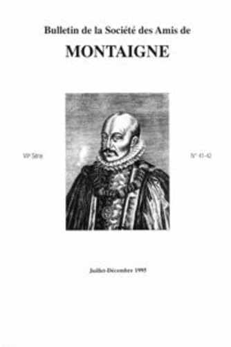 Bulletin de la Société des amis de Montaigne, n° 41-42 book