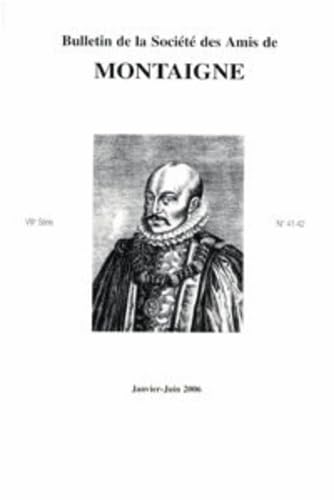 Bulletin de la Société des amis de Montaigne, n° 1 (2006) book