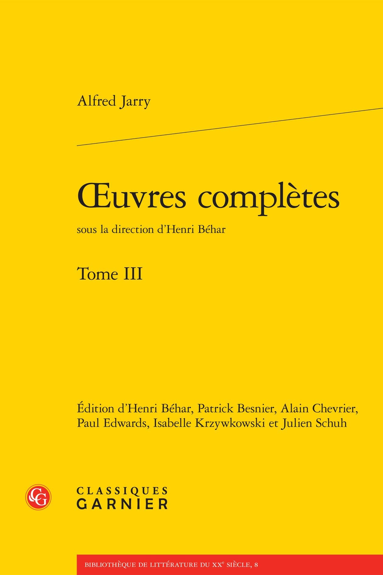 oeuvres complètes: oeuvres complètes. Tome III (Tome III) book