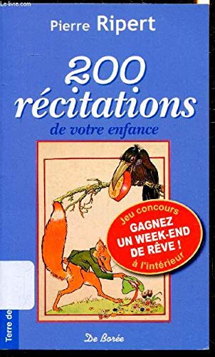 200 récitations de votre enfance Books