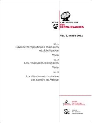 Revue Anthropologie des connaissances - Volume 5 - 2011 book