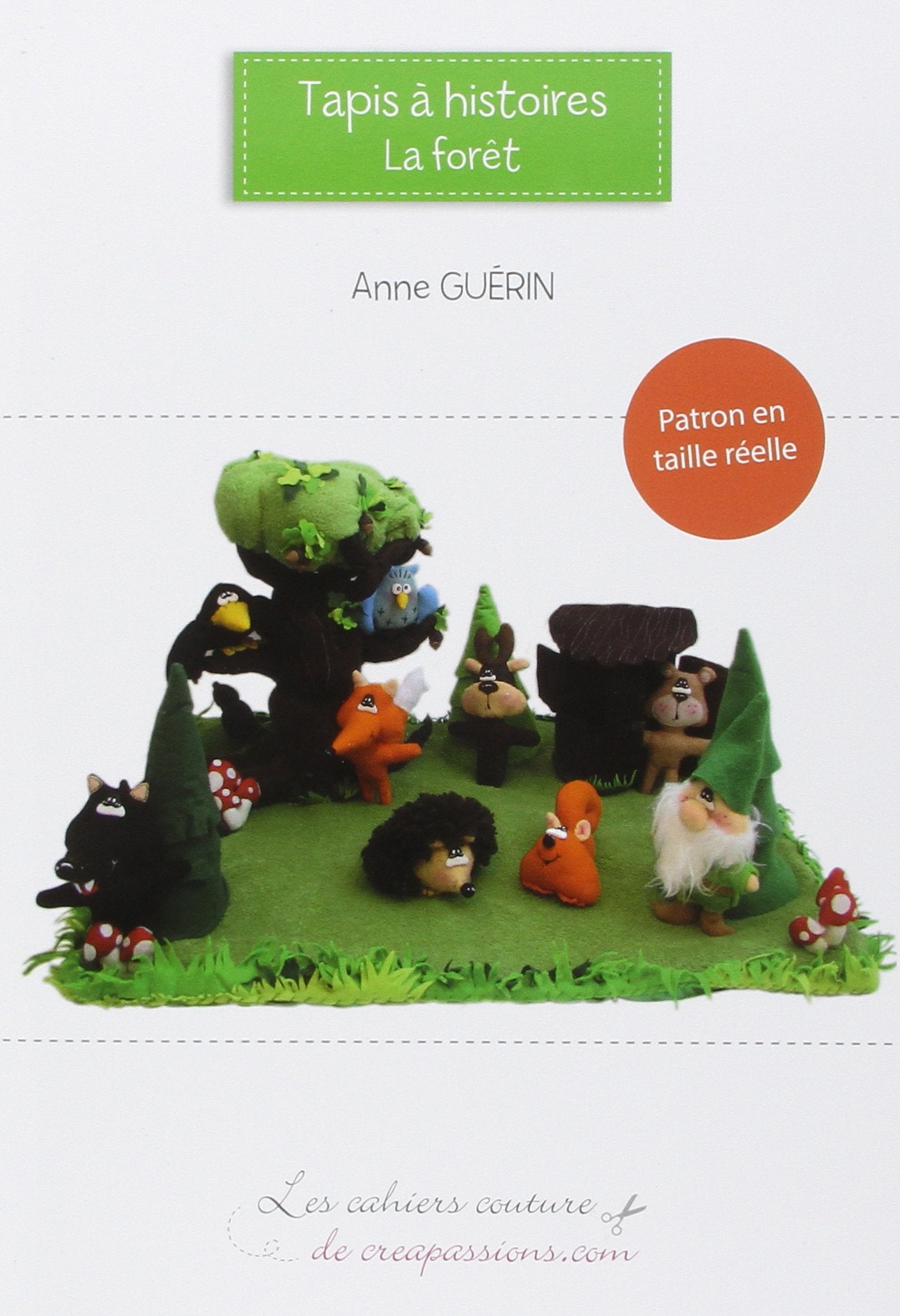 Tapis à histoires : la forêt: Patron en taille réelle book