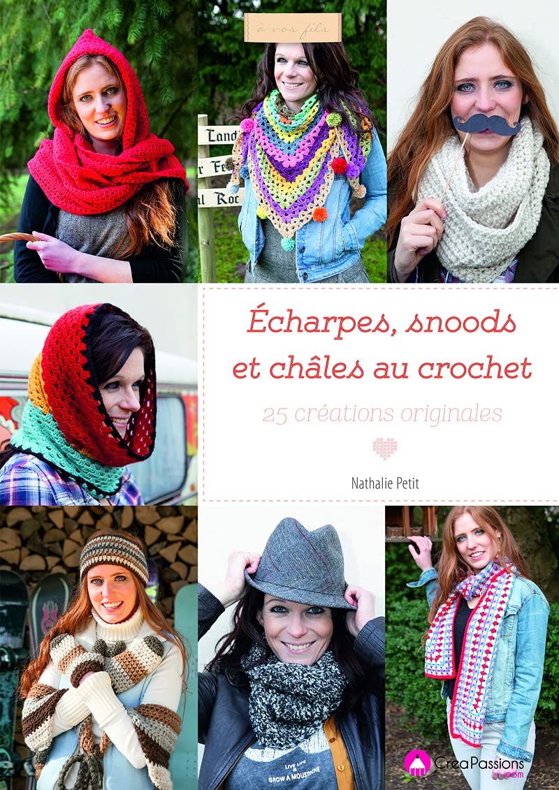 Echarpes snoods et châles au crochet book