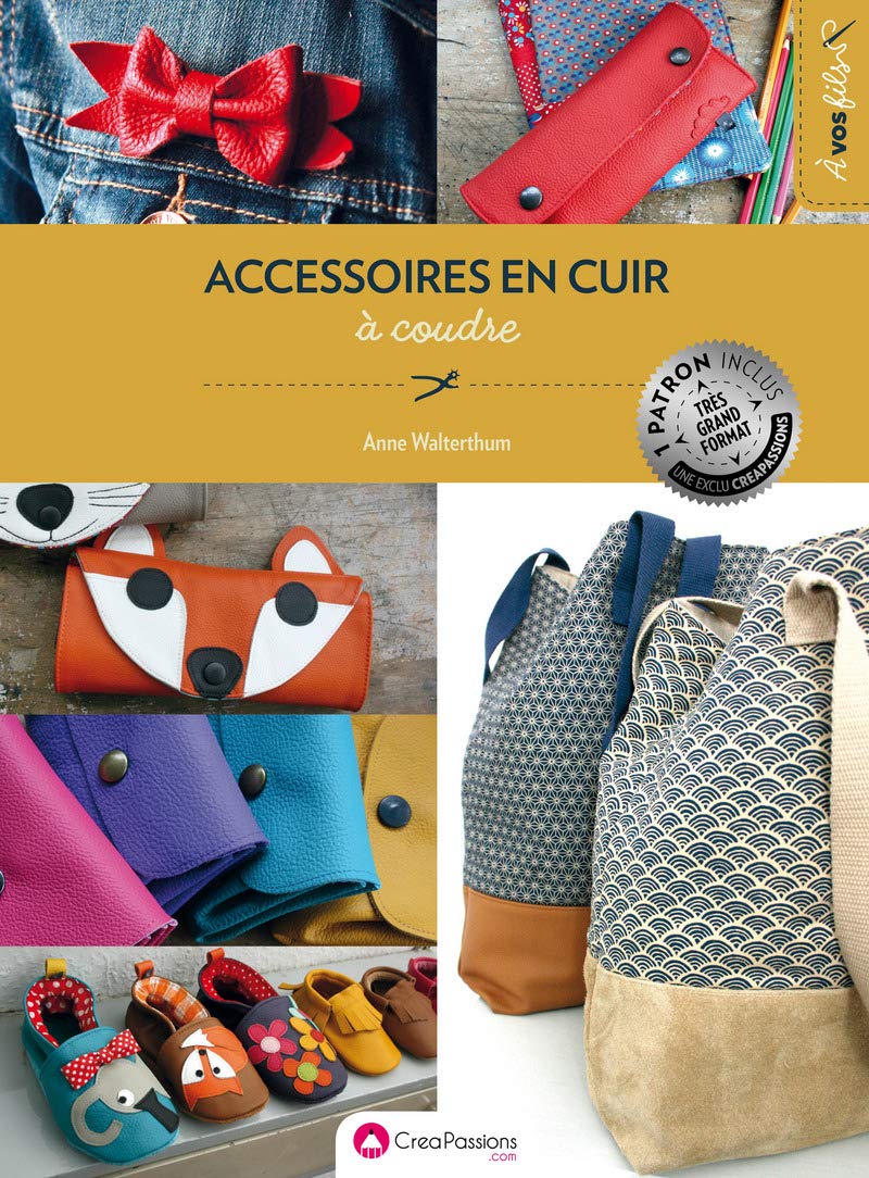 Accessoires en cuir à coudre book