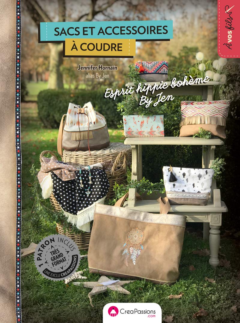 Sacs et accessoires à coudre : esprit hippie bohème By Jen book