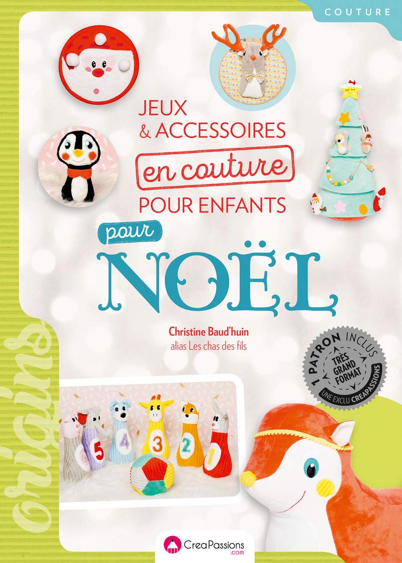 Jeux & accessoires en couture pour enfants pour Noël book