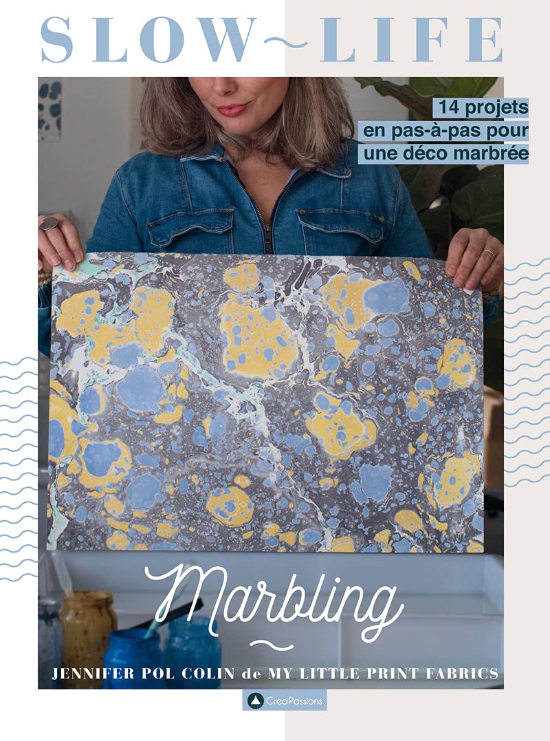 Marbling - 14 projets en pas-à-pas pour une déco marbrée book