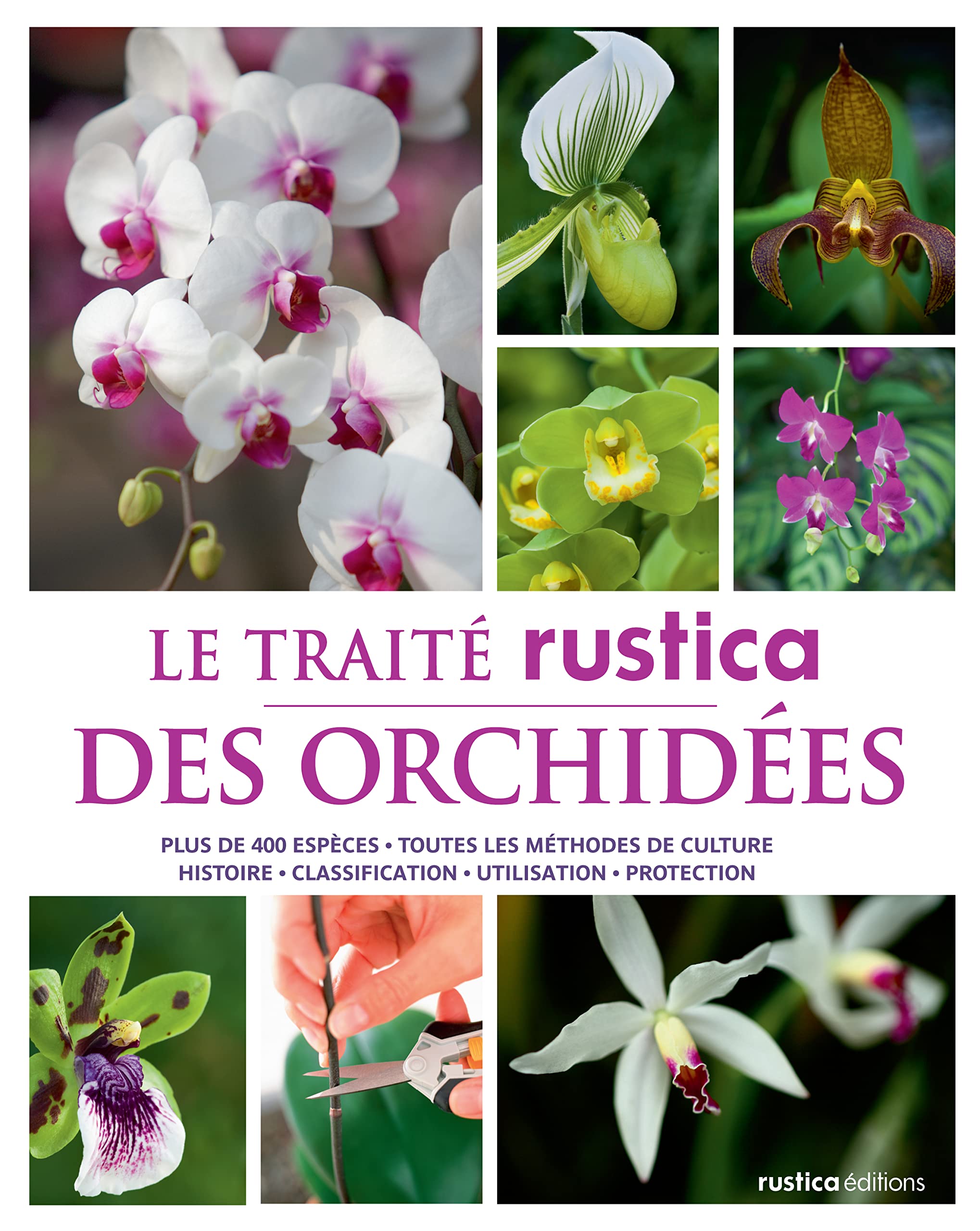 Le traité Rustica des orchidées: Plus de 400 espèces - Toutes les méthodes de culture - Histoire - Classification - Utilisation - Pro book