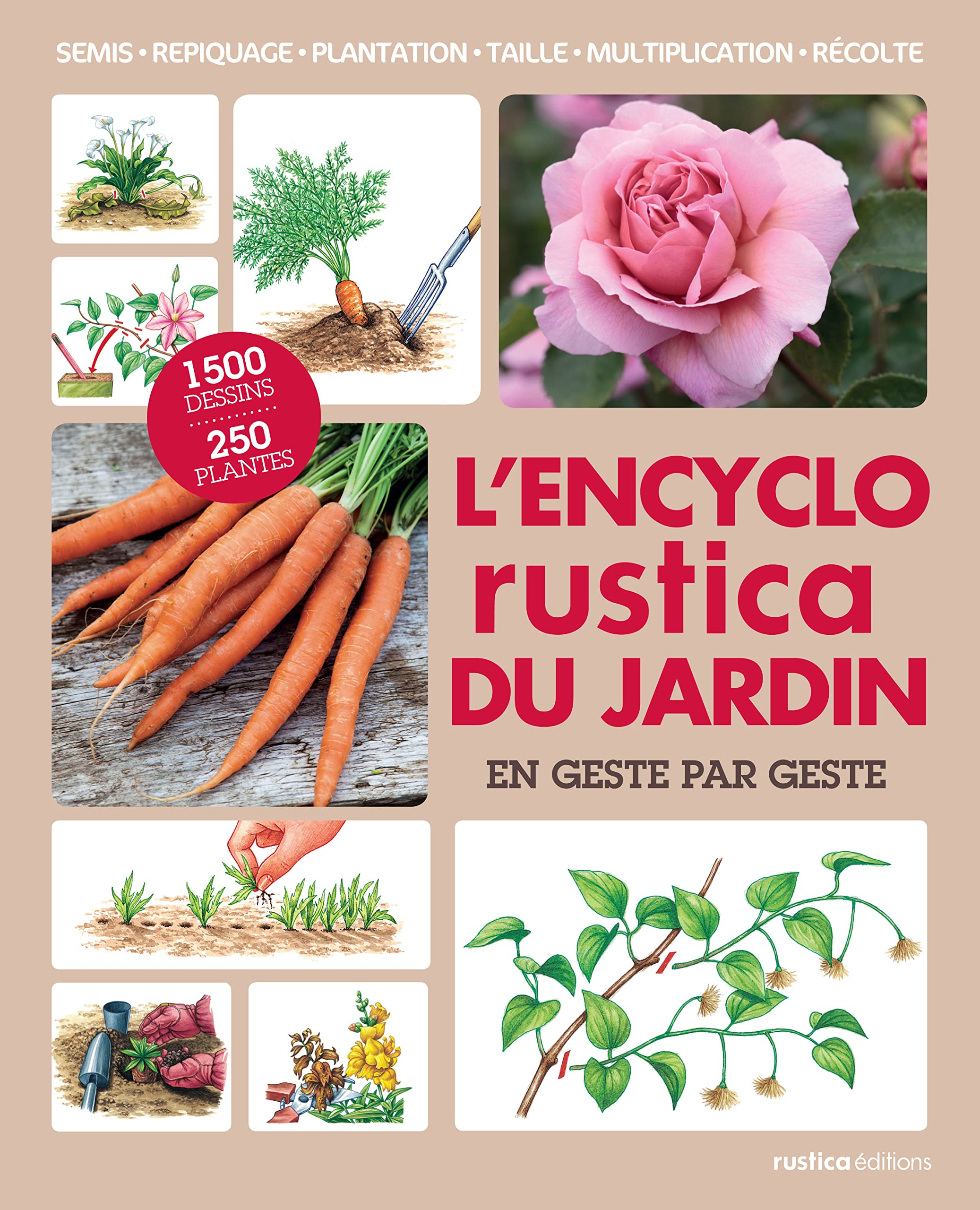 L'encyclo Rustica du jardin en geste par geste: Semis - Repiquage - Plantation - Taille - Multiplication - Récolte book