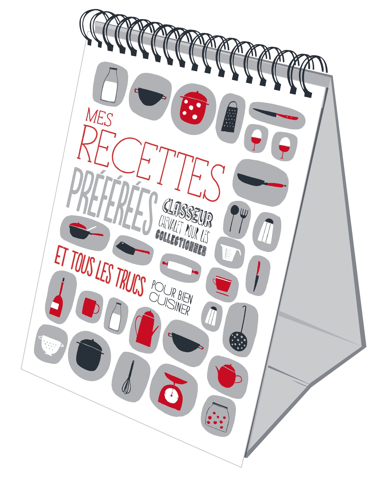 Mes recettes préférées: Classeur chevalet pour les collectionner et tous les trucs pour bien cuisiner Leisure, Home & Garden