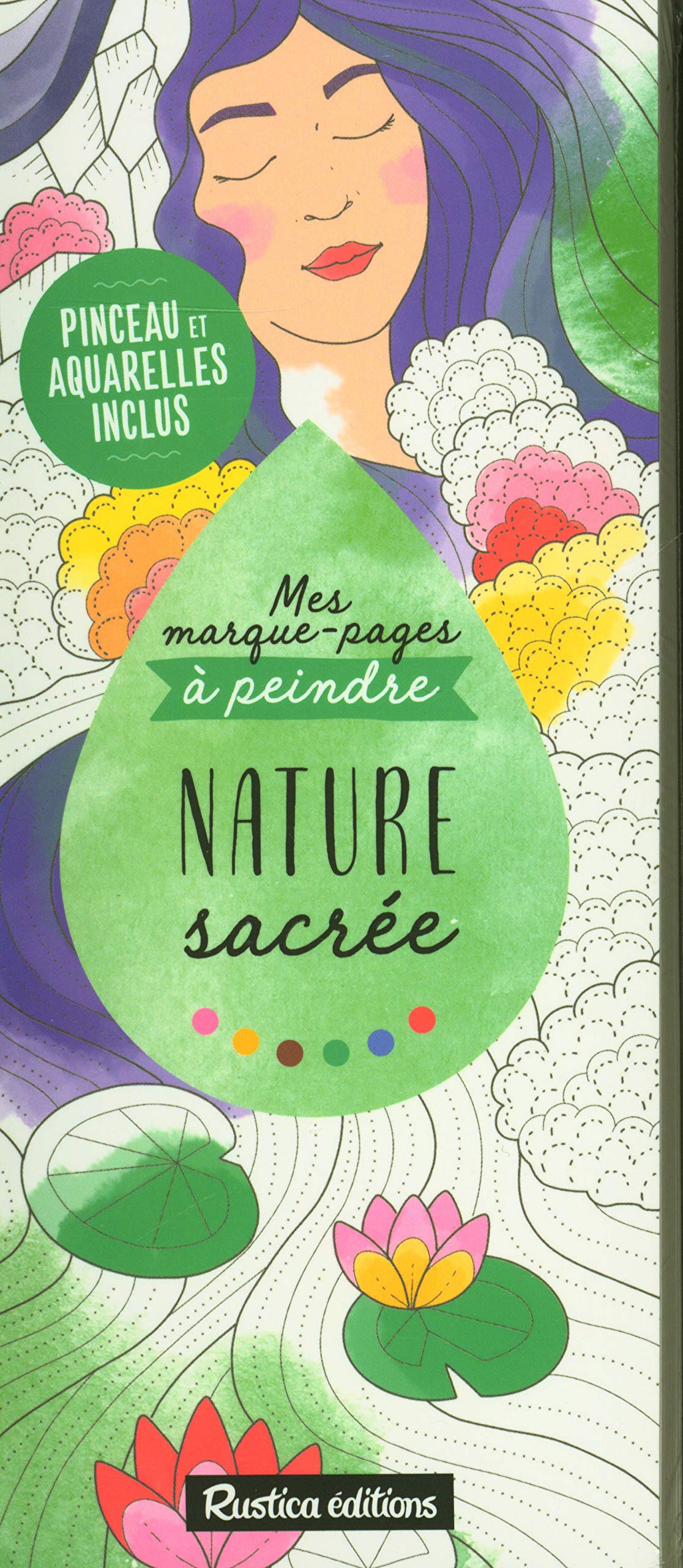 Mes marque-pages à peindre : Nature sacrée: Avec pinceau et aquarelles inclus Hobbies & Crafts
