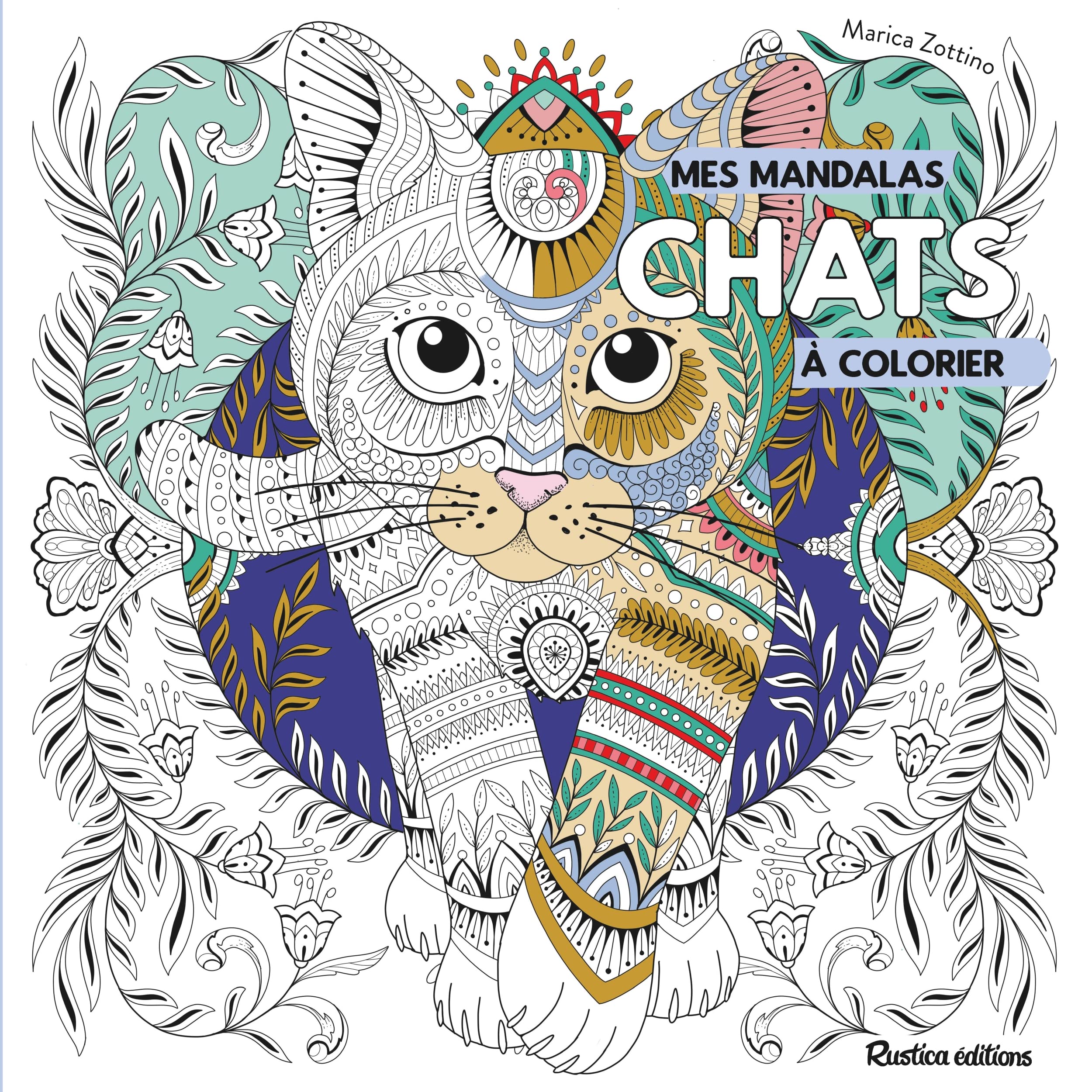 Mandalas à colorier : chats Books