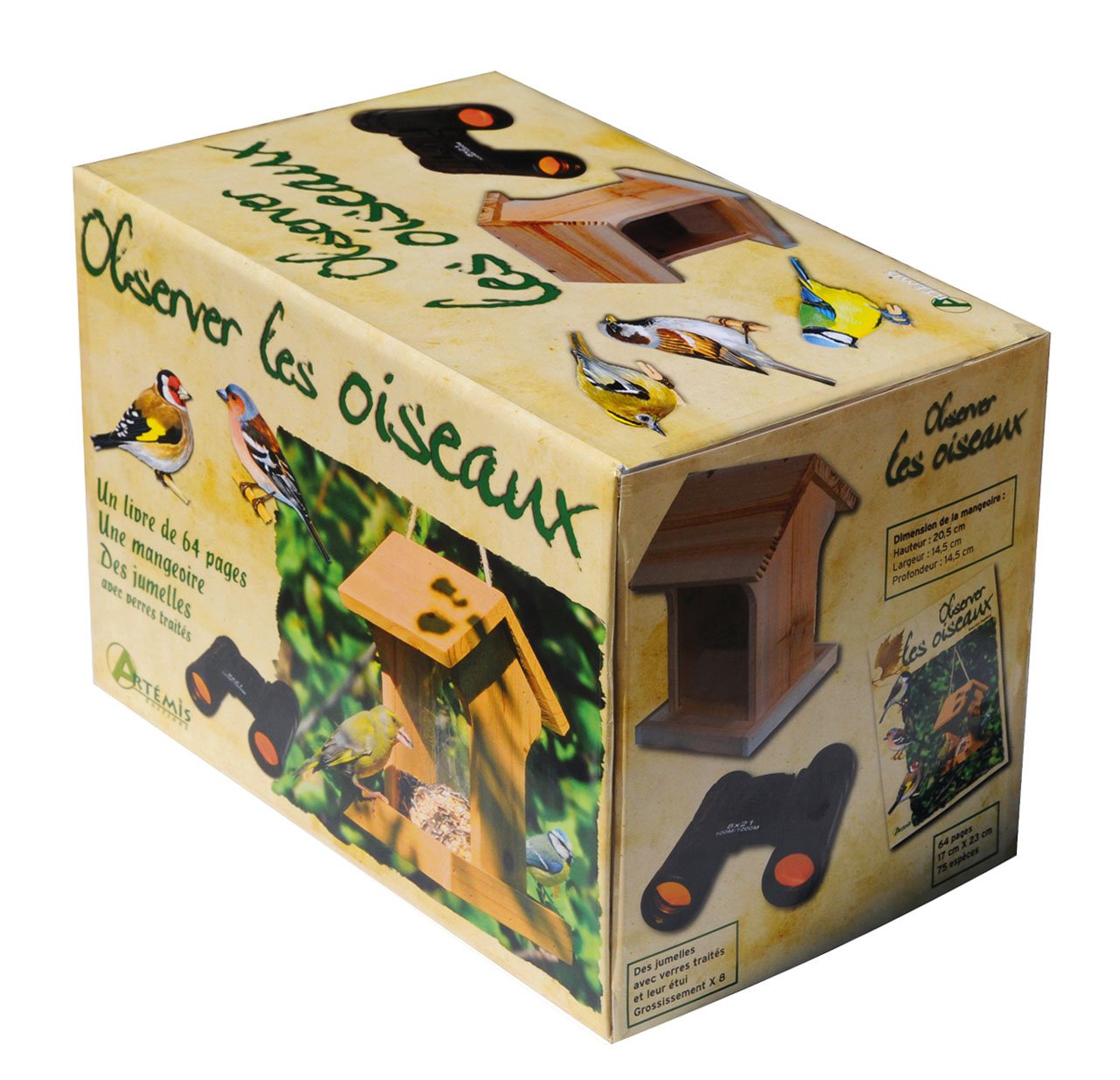 Observer les oiseaux: Coffret avec un livre, une mangeoire et des jumelles book