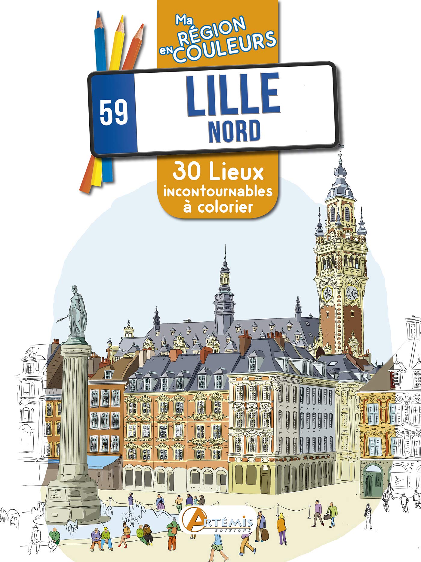 Lille, Nord (59): 30 lieux incontournables à colorier Leisure, Home & Garden