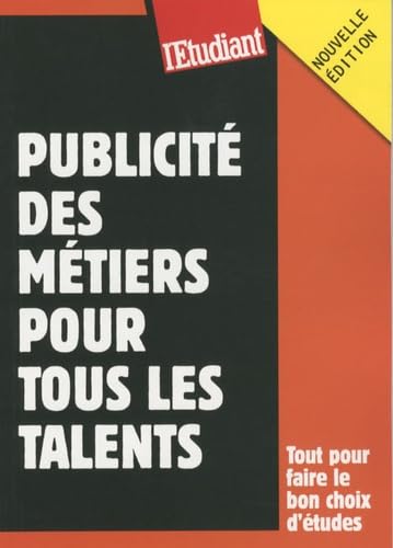 Publicité, des métiers pour tous les talents book