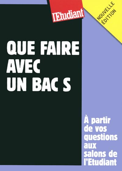 Product Image: QUE FAIRE AVEC UN BAC S
