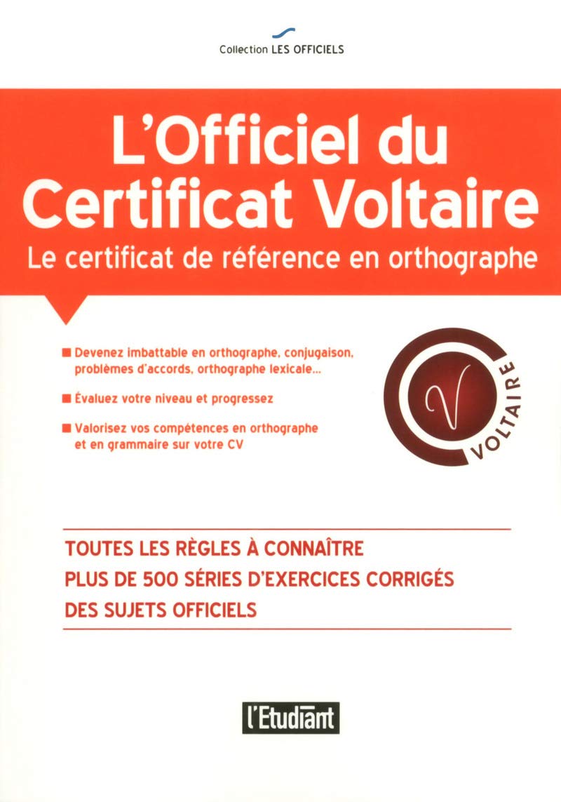 L'officiel du certificat Voltaire Business, Finance & Career