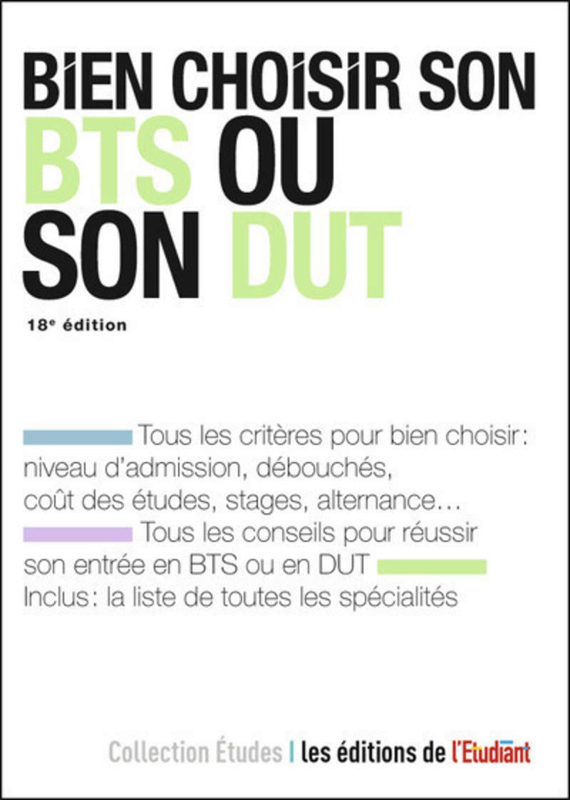 Bien choisir son BTS ou son DUT book