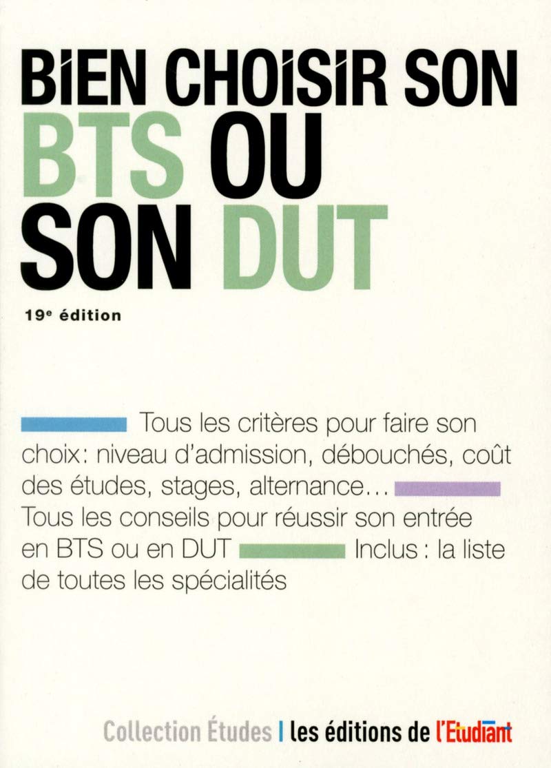 Bien choisir son BTS ou son DUT 19e édition book
