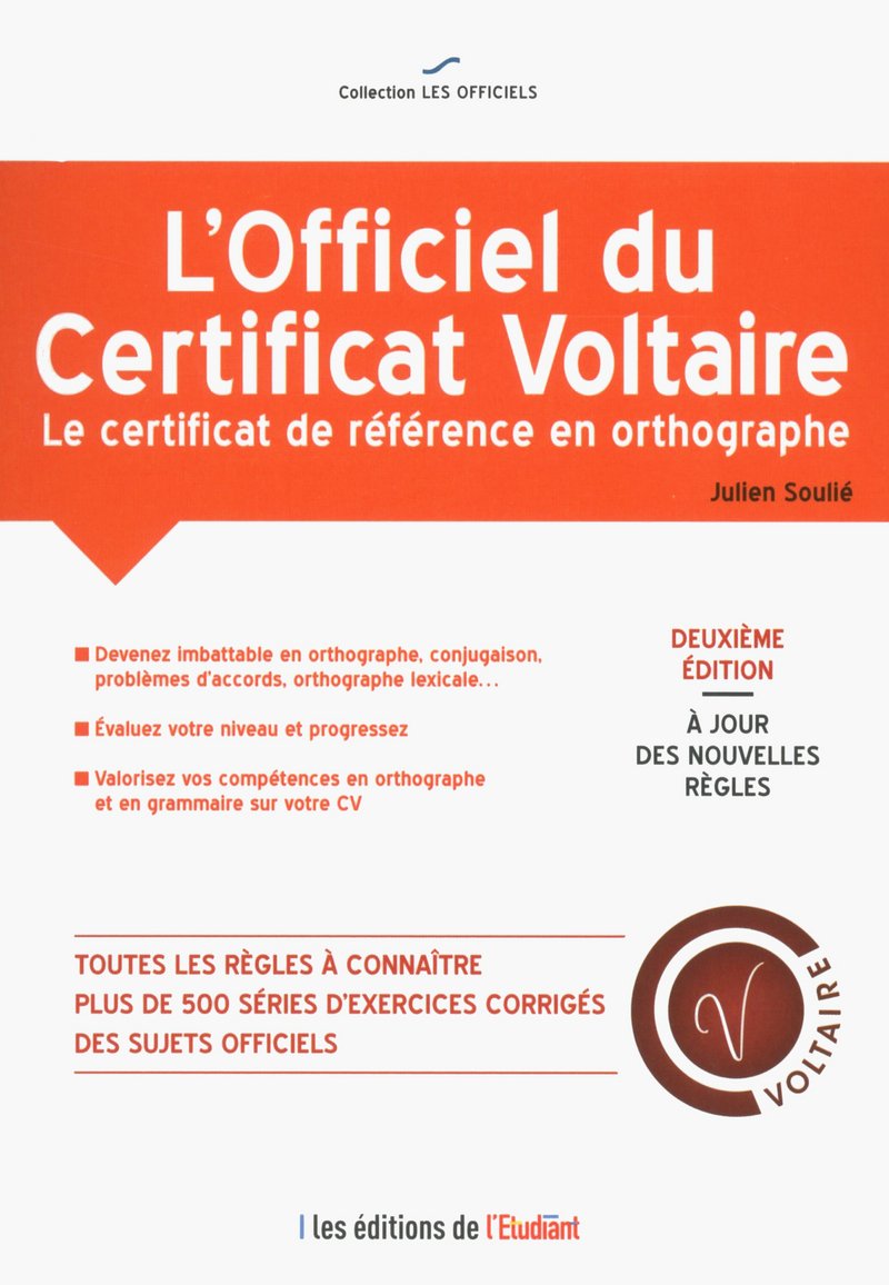 L'Officiel du certificat Voltaire Business, Finance & Career