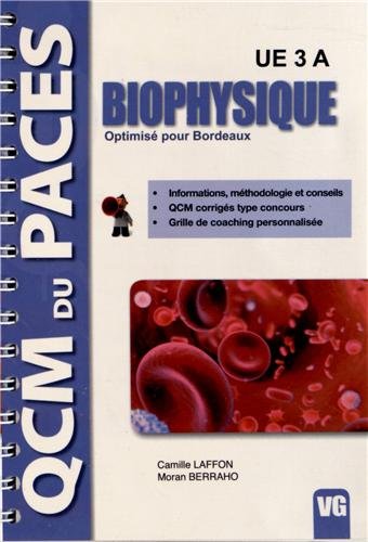 Biophysique, UE3 A : optimisé pour Bordeaux book