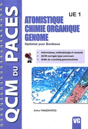 Atomistique, chimie organique, génome UE1: Optimisé pour Bordeaux book