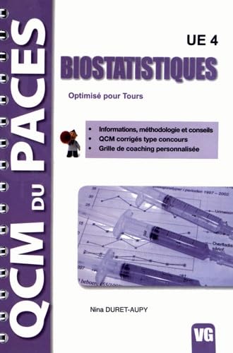 Biostatistiques UE 4: Optimisé pour Tours book