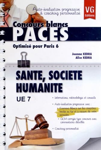Santé, société, humanité UE 7: Optimisé pour Paris 6 book
