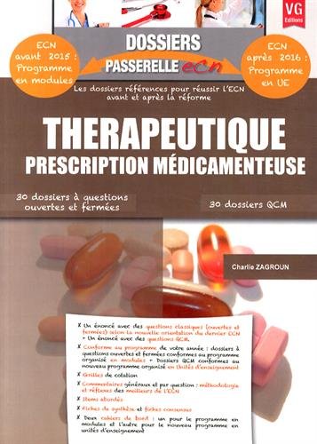 Thérapeutique : prescription médicamenteuse Books