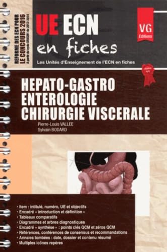 UE ECN EN FICHES HEPATO-GASTRO Books