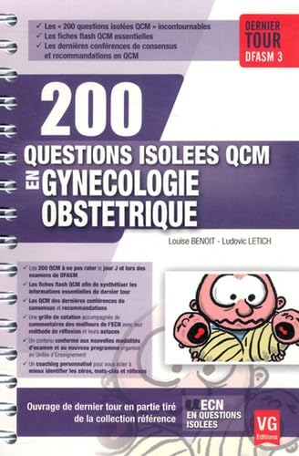 200 QUESTIONS ISOLÉES QCM GYNECOLOGIE Books