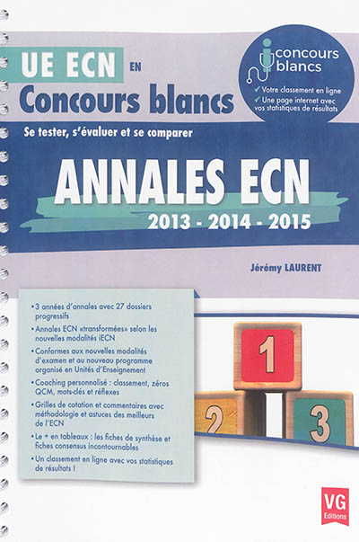 Product Image: Annales ECN 2013, 2014, 2015