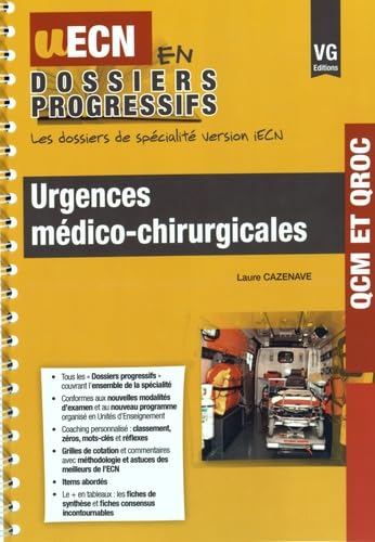 UE ECN DOSSIERS PROGRESSIFS URGENCES MEDICO-CHIRURGICALES Medicine
