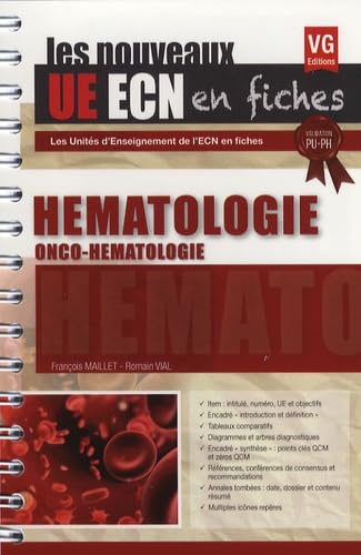 UE ECN EN FICHES HÉMATOLOGIE EDITION 2017 Books