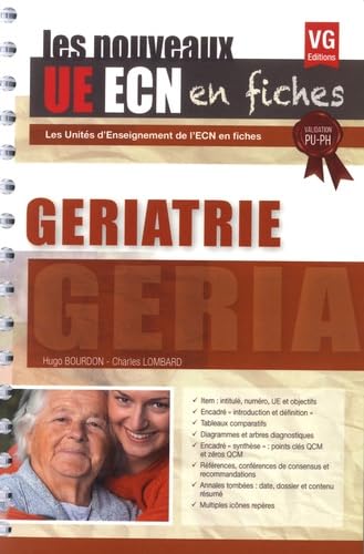 UE ECN EN FICHES GÉRIATRIE Medicine