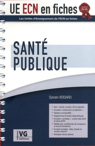 UE ECN EN FICHES SANTE PUBLIQUE Medicine