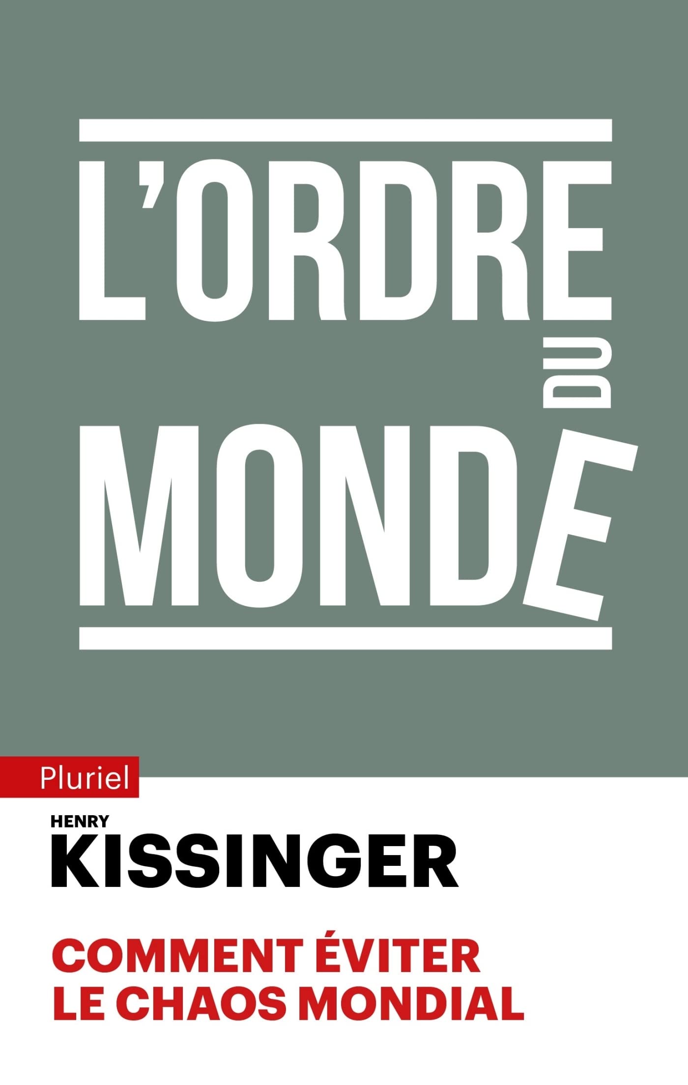 L'ordre du monde book