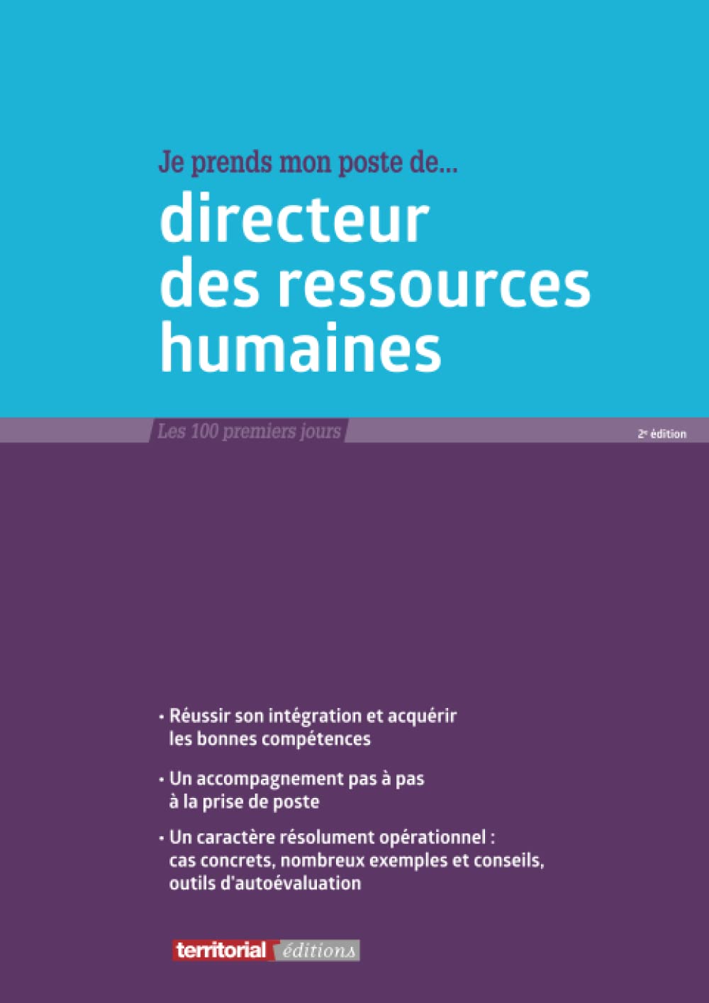 Je prends mon poste de directeur des ressources humaines book