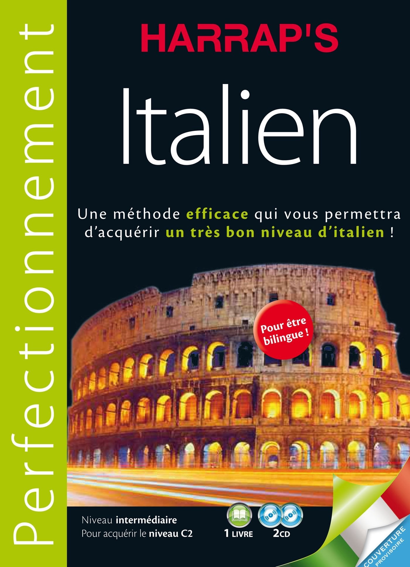 Harrap's méthode Perfectionnement Italien 2CD + livre book
