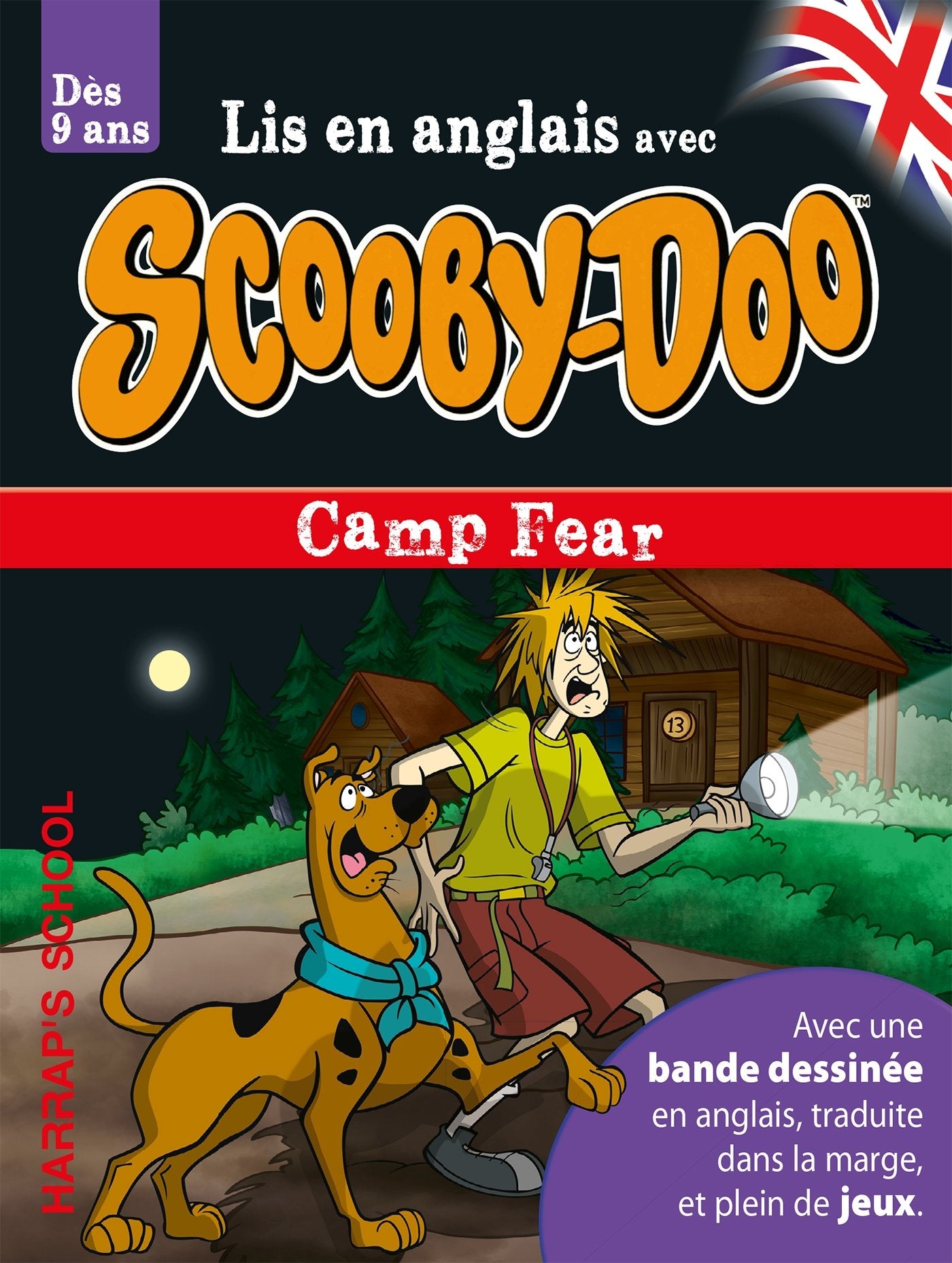 A story and games with Scooby-doo Camp Fear Manga