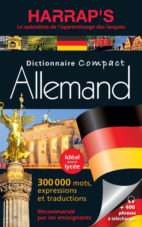Harrap's dictionnaire compact allemand: Français-allemand et allemand-français Foreign Languages ​​& Dictionaries